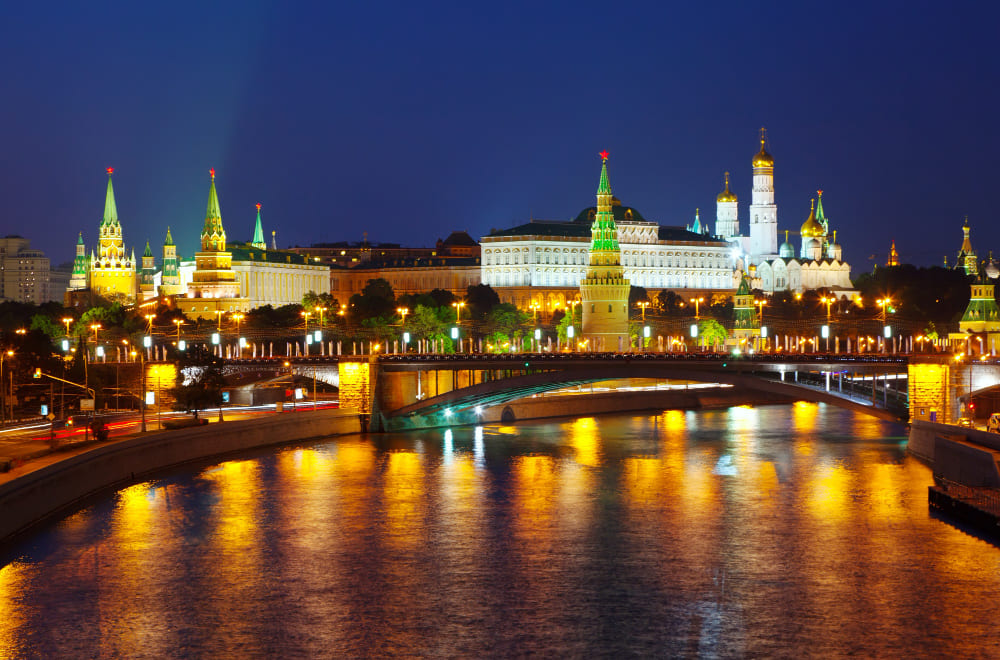 Panoramic view of Russia, showcasing cultural and educational appeal for students.